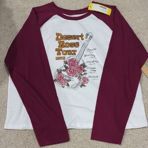 Bixby Nomad Kids Size XL (16-18) Desert Rose Tour Kids Long Sleeve Tee